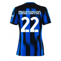 Zenski Nogometni Dres Inter Milan Henrikh Mkhitaryan #22 Domaci 2023-24 Kratak Rukav